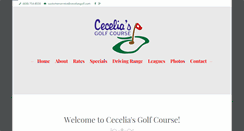 Desktop Screenshot of ceceliasgolf.com